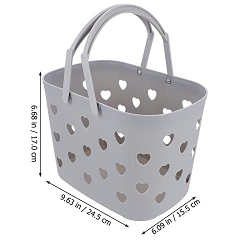 3 Stks Badkamer Opbergmanden Hart Holle Shampoo Fruit Organizers Badbenodigdheden voor Winkelen Badkamer (Verschillende Kleur) - Image 3
