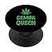 Gemelli Queen Weed Marijuana Cannabis Oroscopo Astrologia PopSockets PopGrip Intercambiabile