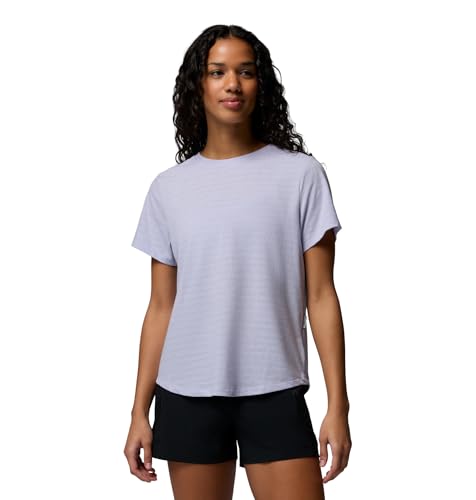 Columbia Women's PFG Freezer Short Sleeve Tee, Twilight, Medium