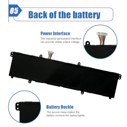 Image of 42Wh B31N1911 Battery Replacement for ASUS VivoBook Flip 14 TM420IA M413 M413DA TM420IA F413 K413 X413 Series Laptop C31N1911 0B200-03580000 0B200-03750000 B0B200-03580300 11.55V 3640mAh