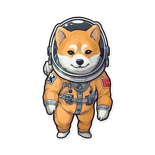 Image of Yoonek Graphics Shiba Inu Dog Vinyl Decal Sticker for Car, Laptop, Tumbler, More. #001594