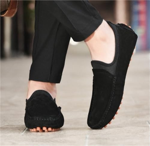 Mens Wedding Loafers Shoes Suede Vamp Slip On Comfortable Driving Style Casual Events Business Outdoors Slip Resistant3