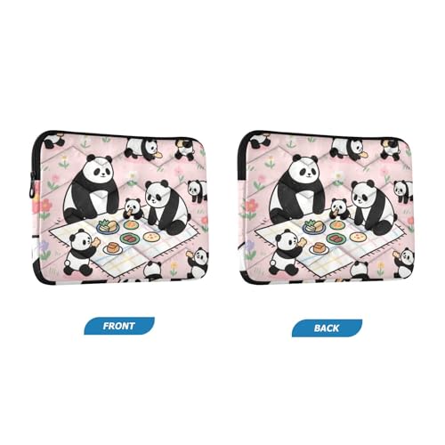 Funda para laptop 13-14 pulgadas resistente al agua rosa primavera miniatura 2