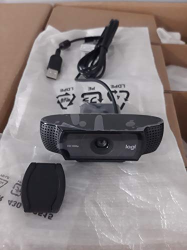 Câmera Videoconferência Webcam Logitech C920 Bulk com tampa de privacidade