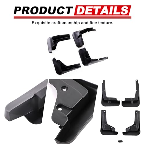 Image of Mudguard Flaps Splash Guards Compatible with Subaru Forester 2019-2024 Accessories, Splash Guard Fender Mudguards, 4Pcs