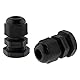 SeKi 10 x Kabelverschraubung M16 5-9mm, wasserdichte IP67 metrische Kabelverschraubung, schwarz (RAL9005), passend für PG9