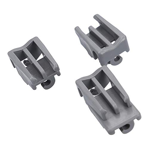 DL-pro Halter Lager Set für Oberkorbablagen für Bosch Siemens Neff 00418674 Geschirrspüler Spülmaschine 3Stk