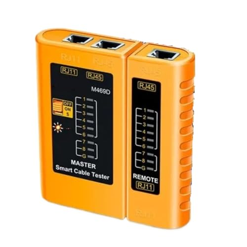 Arregla tu conexión de red lenta con el comprobador de cable LAN eficaz M469D