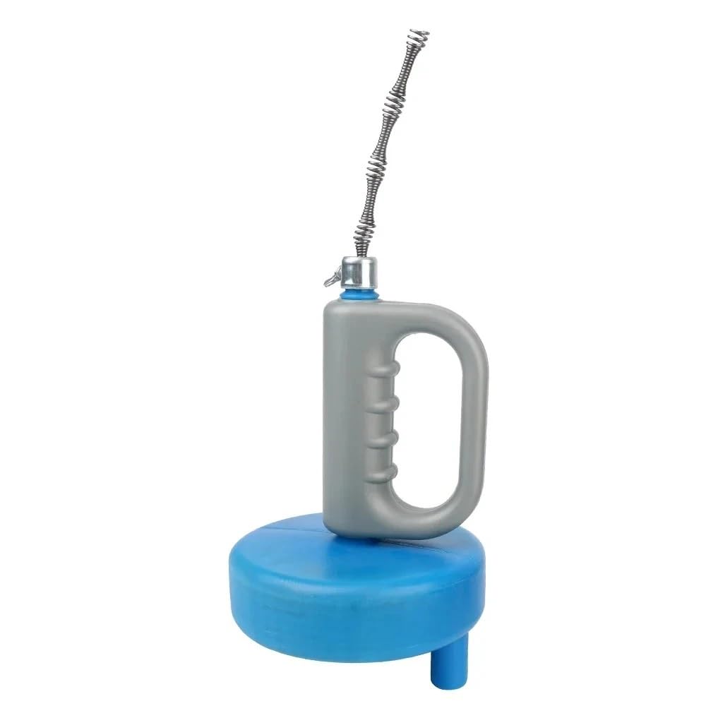 Afcaheh 10M Handheld Extendable Sink Toilet Drain Unblocker For 10 Meters Sewer Pipe Plunger Dredge