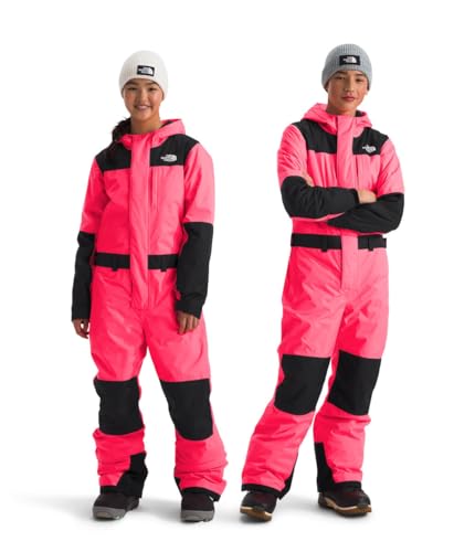 THE NORTH FACE Teen Freedom Snow Suit, Radiant Poppy, Large