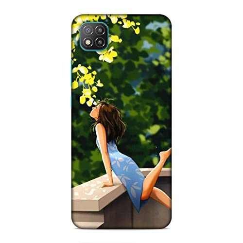 Image of Printed Mobile Back Hard Case Cover for Xiaomi Poco C3 | Cute Girl, Sunshine, Cute Dress, Lovely Day-2193