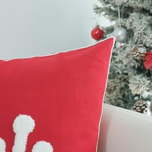 Jojusispackof2christmasdecorativesnowflakethrowpillowcoversembroiderycushioncasesholidaydecorsoftpillowcasesforcouchsofabedroomcarred20x20inch Urban Country Home Decor Jojusis pack of 2 christmas decorative snowflake throw pillow covers embroidery cushion cases holiday decor soft pillowcases for couch sofa bedroom car red 20 x 20 inch urban country home decor