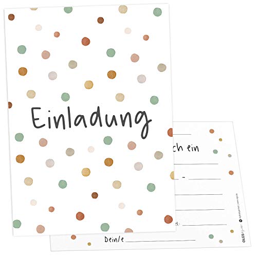 Olgs Einladungskarten zum Geburtstag | 12x Perfekte Einladung zur Geburtstagsfeier zum ausfüllen inkl. Umschläge | Einladungen zur Kinderparty | Geburtstagseinladungen, Partyeinladungen | Punkte Olgs Einladungskarten zum Geburtstag | 12x Perfekte Einladung zur Geburtstagsfeier zum ausfüllen inkl. Umschläge | Einladungen zur Kinderparty | Geburtstagseinladungen, Partyeinladungen | Punkte