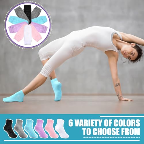 Image of Liitrsh 60 or 150 Pairs Pilates Grip Socks Bulk Unisex Non Slip Yoga Grippy Socks Woman for Adults Yoga Pilates Hospital