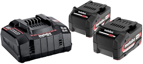 Metabo Set de Base 2 x 5,2 Ah – 685051000 – Set de Batteries pour Une Charge Efficace et Rapide...