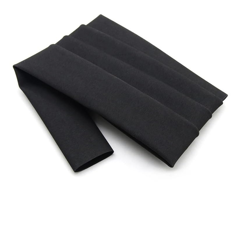 Tubo termorestringente elettrico Guaina isolante antiscivolo da 1,6 m, diametro 20 mm a 40, tubo termorestringente di colore pieno, 3 pezzi(30mm)