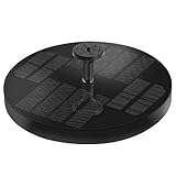 Alitamei Solar Fountain Water Pump Bird Bath Free Standing 3W Solar Powered Water Fountain Pump Kit...