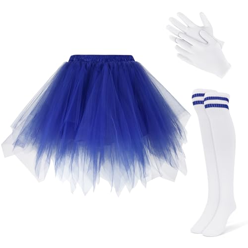 Jupe en tulle bouffante femme mini jupe années 80 jupon déguisement tutu
