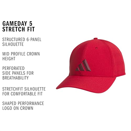 Image of adidas Gameday Structured Stretch Fit Hat 4.0