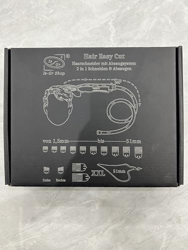 Hair Easy Cut Haarschneider Staubsauger 2 in 1 Schneiden Saugen, Vakuum, Haarschneider Bartschneider Haar sauger