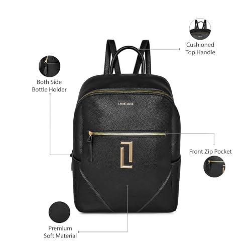 Image of Lavie Luxe Women's Simone Backpack | Fashion Backpack for Work | Ladies purse | Stylish Shoulder Bag | Gift for Women