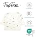 TupTam Baby Jungen Langarm Wickelshirt Baumwolle 5er Set, Farbe: Gelb_Blau_Beige_Tiere_Strei... Kinder Größe: 62