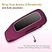 HSWAI 3-Pack Clips Replacement for Fitbit Inspire 2/Fitbit Inspire 3, Soft Comfortable Silicone Clip 360°Protection Holder Accessory Compatible with Fibit Inspire 2/3（Black/Wine Red/Slate