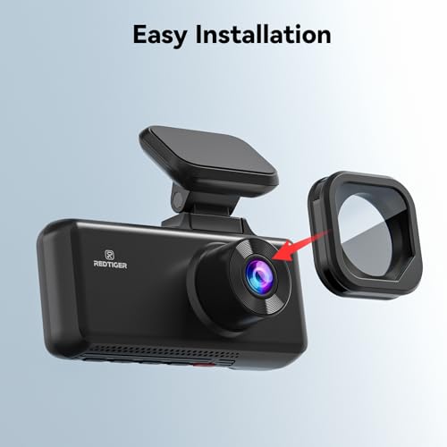 Image of REDTIGER F17 /A6 Circular Polarizing Lens, CPL Filter for Dash Cam, Lens Protection for F17 /A6, Effect Filters Support F17, Reduce Glare & Reflection