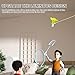 Badminton Solo Trainer - Hanging Badminton Training Set | Single Player Rebound Practice Swing | Badminton Training Equipment for Kids | Luminescent Badminton Practice with Highly Elastic Ropes