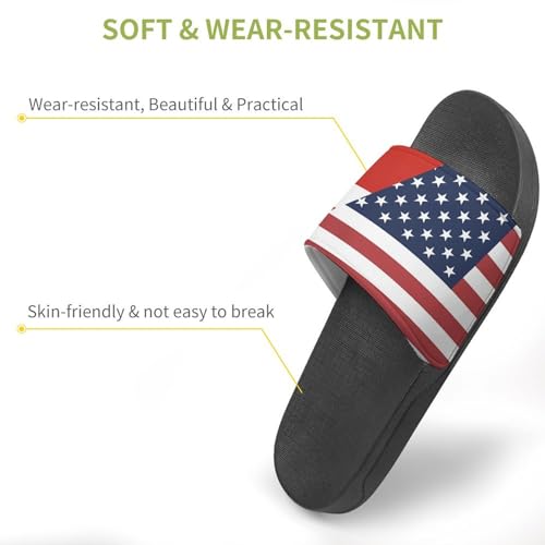 U.S. Denmark Flag House Sandals Non-Slip Bathroom Slippers Beach Summer Shoes for Men Women3