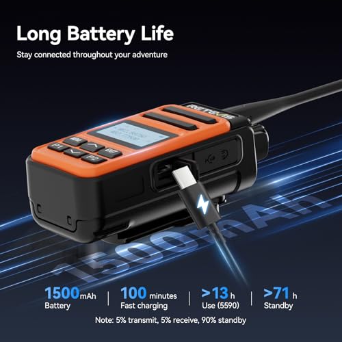 Image of Retevis C6B GMRS Two-Way Business Radios Long Range, Fast-Charging, 2 Pack