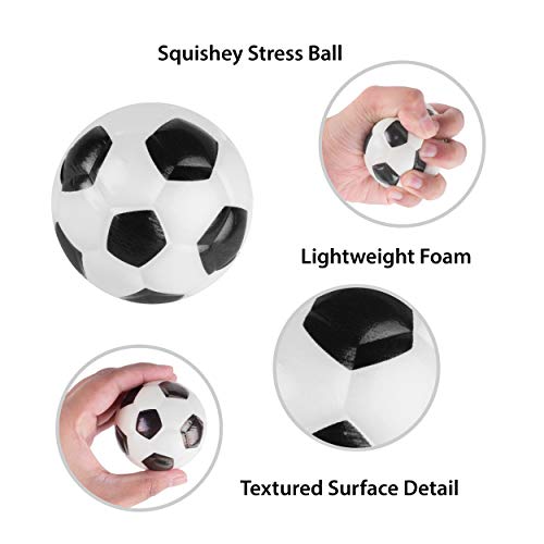 Super Z Outlet Mini Foam Sports Balls 24 Pack Balls For Kids Adults Mini Baseball Football Basketball Soccer Stress Ball Bulk Toy Little Big Game Party Decoration Balls Small Foam Relaxable Balls #TOP7