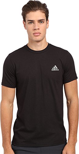 adidas Performance Men's Go-to Performance Short-Sleeve Crew Tee, Medium, Black