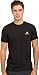 adidas Performance Men's Go-To Performance Short-Sleeve Crew Tee, Medium, Black