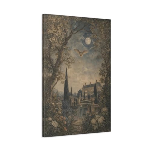 Tableau mural hibou pour habiller un grand mur vide et réchauffer l'ambiance du salon