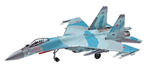 Flanker SU-35S Hasegawa HAE44 maquette 1:72 pour projet de diorama militaire réaliste