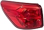 Brock Replacement Driver's Tail Light Assembly Quarter Mounted Compatible with 17-19 Pathfinder 26555-9PF0A