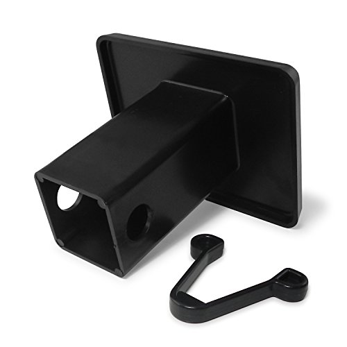 Ipick Image, Compatible With - Gmc Red Logo Uv Graphic Black Metal Face-Plate On Abs Plastic 2 Inch Tow Hitch Cover #TOP4