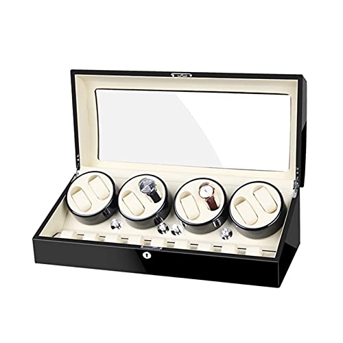 Espaces rangement montre automatique avec système watch winder et finitions piano