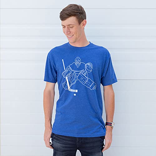 ChalkTalkSPORTS Hockey Goalie Sketch Short Sleeve T-Shirt | Hockey Tee | Youth and Adult Sizes2