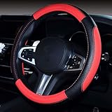 gxybr Lenkraddabdeckung für Renault Scenic Kadjar Clio Megane Fluence, Lenkradhülle Universal 37-38 cm für Sommer & Winter Autozubehör Innenraum Geschenk-Ideen,C