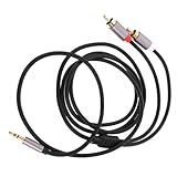 Câble pour casque : fabriqué avec des matériaux plaqués or pour une transmission audio fiable et claire, câbles audio