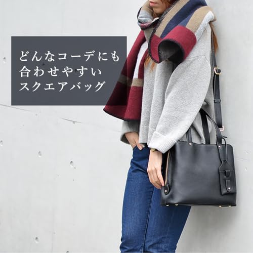VITAFELICE 本牛革2wayスクエアハンドバッグ レディース vinb-l16045 の商品画像 6