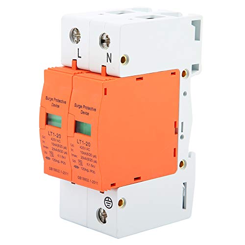 2P 10kA-20kA 420V AC Dispositivo protector contra sobretensiones de bajo voltaje Cover