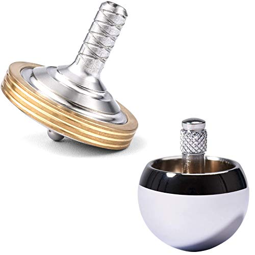 Joytech Exquisite Spinning Top Precision Gyroscope Kill Time Metal Anti-Gravity Perfect Balance Desktop Toy T046-T005