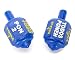 Classic Mexican Pirinola Toma Todo Plastic Solid Peace Color Collection / Pirinola de Plastico Solida Coleccion de Colores (2 Pack) (Blue)