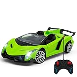 UMURSIM 1:18 RC Cars for Kids, Fast Remote Control Car with 2 Batteries & LED Lights, 2WD Drift RC Race Car Toy, Great Gift for Boys & Girls Ages 3-9