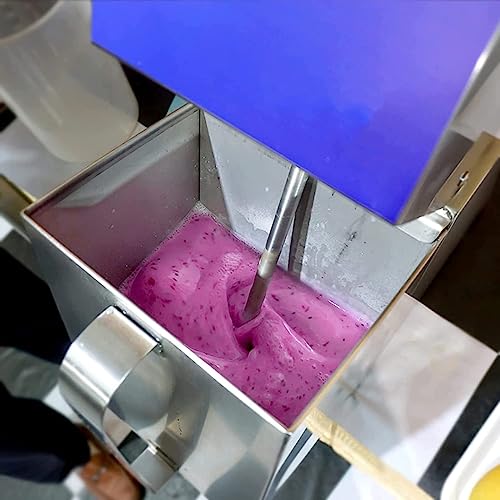 YXYLJOZ 120 W Joghurt-Eiscreme-Mixer, kommerzielle Eiscreme-Mixmaschine, 13 l großes Fassungsvermögen, schneller Rührstab, kann Eiscreme weicher Machen, professioneller und schneller Rührstab – Bild 7