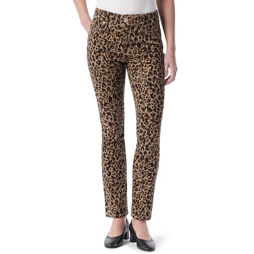 Gloria Vanderbilt Womens Tummy Sculpt Front Zip Straight Leg Jean Standard