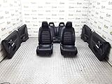 Juego Asientos Completo Volkswagen De Scirocco R Line De Cuero/tela Negro Juego De Asientos Semielectricos, Calefactables Y Ajuste Lumbar Juego De Asientos Semielectricos, Ca